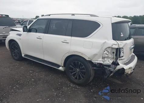 2019 Nissan Armada Platinum из США, поврежденный, VIN JN8AY2NF9K9351868
